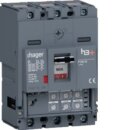 Hager HNS160JC Leistungsschalter h3+ P160 LSI 3-polig 3D...