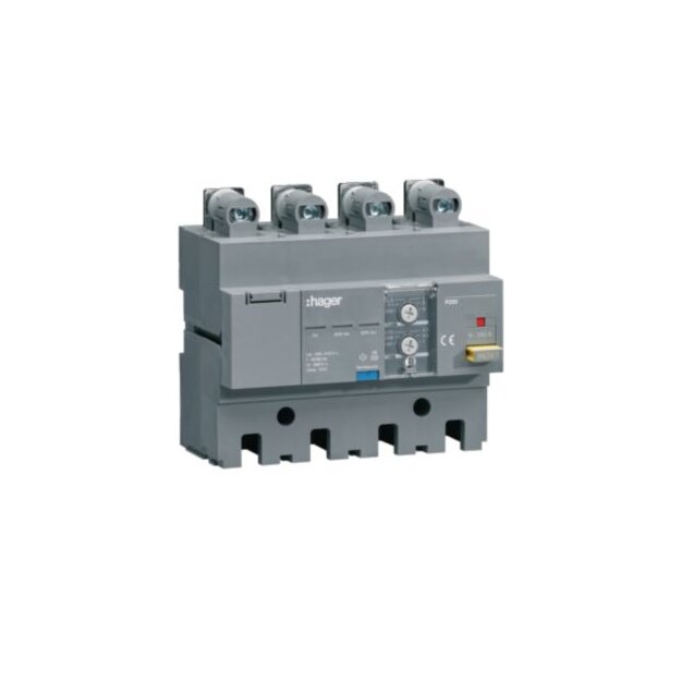 Hager HBT250H FI-Block P250 4-polig 250A Idn 30 mA bis 6 A stufenweise einstellbar