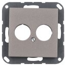 Jung A562-2CH Abdeckung f. 2 Kleinsteckdosen (Duroplast)...