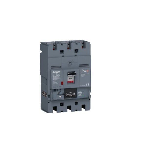 Hager HET160NR Leistungsschalter h3+ P250 Energy 3-polig 3D 160A 70kA FTC