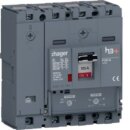 Hager HHS126DC Leistungsschalter h3+ P160 TM ADJ 4-polig...