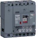 Hager HES161JC Leistungsschalter h3+ P160 LSI 4-polig 4D...