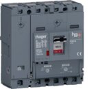 Hager HHS161DC Leistungsschalter h3+ P160 TM ADJ 4-polig...