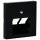 Jung A569-2BFPLUASW Abdeckung f. IAE/UAE-Anschlussdose (Thermoplast bruchsicher) Schwarz Serie A