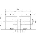 Hager UK22LH0 Baustein universN 300x500mm für 2...