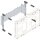 Hager UK22LH1M Baustein universN 300x500mm für 2 Leistungsschalter H3+ P250 mit Motorantrieb