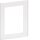 Hager FZ151N Tür univers links transparent für Schrank H:650xB:1050mm