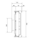 Hager UK31LH1FM Baustein universN 450x250mm für...