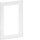Hager FZ144N Tür univers links transparent für Schrank H:800xB:1050mm