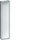 Hager FWU81L Mauerkasten 96PLE leer ohne BR und Tür SKII Nischenmaße HxBxT:1257x315x112mm