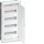 Hager FWU41S Feldverteiler UP 48PLE mit univers IP30 SKII Nischenmaße HxBxT:657x315x112mm