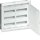 Hager FWU32S Feldverteiler UP 72PLE mit univers IP30 SKII Nischenmaße HxBxT:507x565x112mm