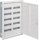 Hager FWU52S Feldverteiler UP 120PLE mit univers IP30 SKII Nischenmaße HxBxT:807x565x112mm