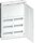 Hager FWU52N Feldverteiler UP 72PLE mit Abdeckung 150mm IP30 SKII Nische HxBxT:807x565x112mm