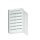 Hager FWU62A Feldverteiler UP 144PLE mit univers IP30 SKII Nischenmaße HxBxT:957x565x112mm