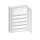 Hager FWU73N Feldverteiler UP 180PLE mit Abdeckung 150mm IP30 SKII Nische HxBxT:1107x815x112mm