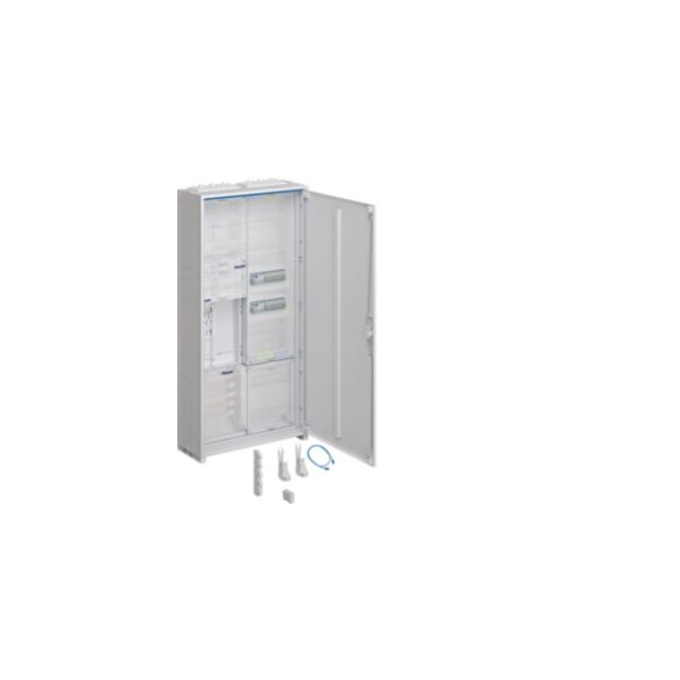 Hager ZB32ET215W3 Komplettschrank universZ 1 Zählerplatz BKE-I APZ VT5 H=1100mm 2-feldig ESA REG