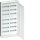 Hager FWU72S Feldverteiler UP 168PLE mit univers IP30 SKII Nischenmaße HxBxT:1107x565x112mm
