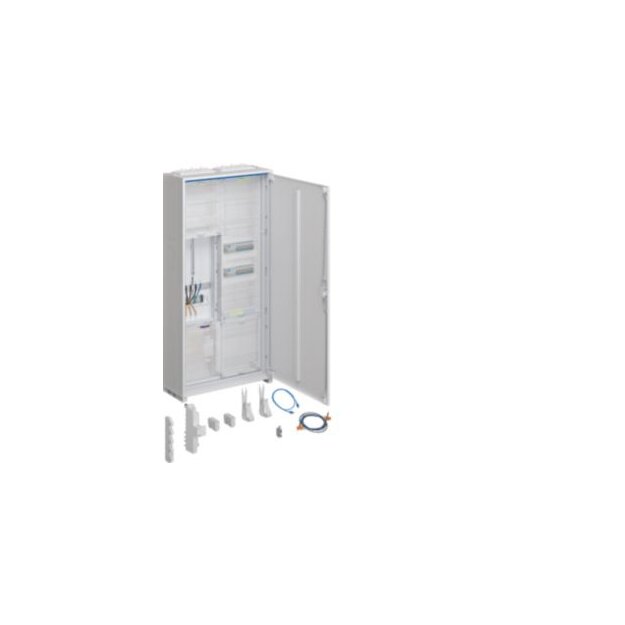 Hager ZB323T15W31 Komplettschrank universZ 1 Zählerplatz 3-polig APZ VT5 H=1100mm 2-feldig ÜSS ESA REG