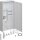 Hager ZB323T15W31 Komplettschrank universZ 1 Zählerplatz 3-polig APZ VT5 H=1100mm 2-feldig ÜSS ESA REG