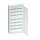Hager FWU72A Feldverteiler UP 168PLE mit univers IP30 SKII Nischenmaße HxBxT:1107x565x112mm