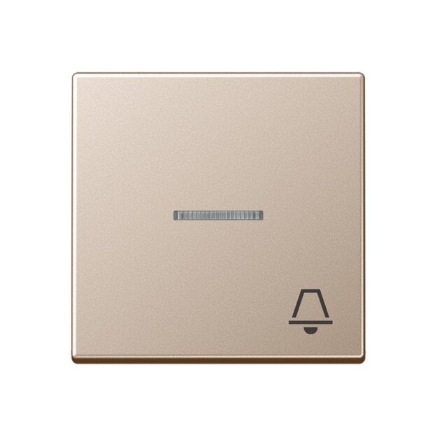 Jung A590KO5KCH Wippe m. Symbol "Klingel" KO (Thermoplast bruchsicher) Champagner Serie A
