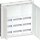 Hager FWU53N Feldverteiler UP 108PLE mit Abdeckung 150mm IP30 SKII Nische HxBxT:807x815x112mm