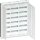 Hager FWU63S Feldverteiler UP 216PLE mit univers IP30 SKII Nischenmaße HxBxT:957x815x112mm
