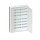 Hager FWU73A Feldverteiler UP 252PLE mit univers IP30 SKII Nischenmaße HxBxT:1107x815x112mm