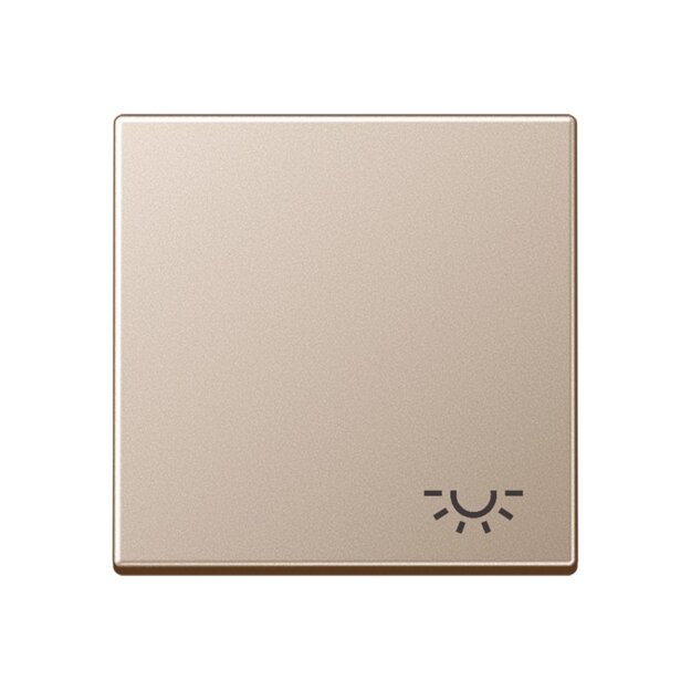 Jung A590LCH Wippe m. Symbol "Licht" (Thermoplast bruchsicher) Champagner Serie A