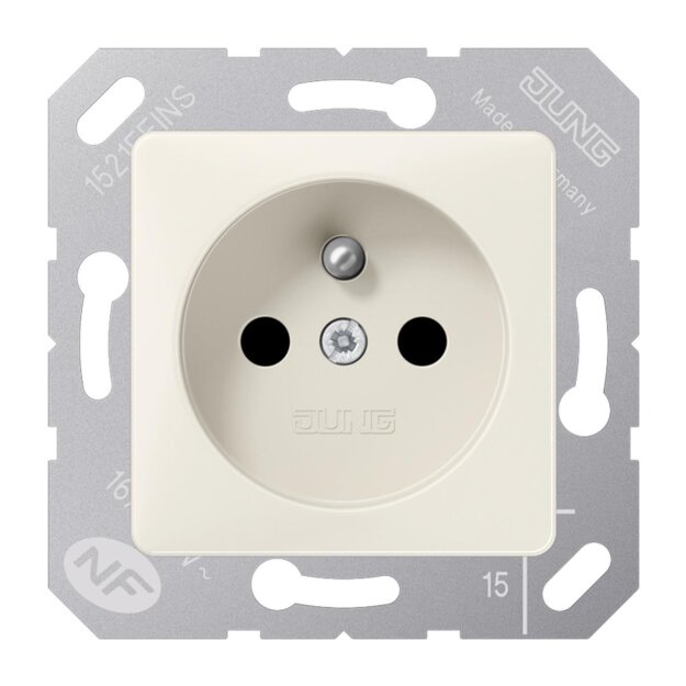 Jung 5120FBFKI Steckdose französisch/belgisches System (Thermoplast bruchsicher) Weiß
