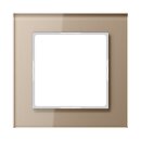 Jung AC581GLCH Rahmen 1fach (Glas) Champagner Serie A