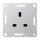 Jung A3521AL Steckdose British Standard (Duroplast) Aluminium Serie A