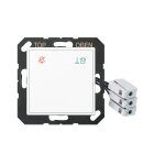Jung ACUKO6M24WW Hotelabdeckung Glas 24 V,...