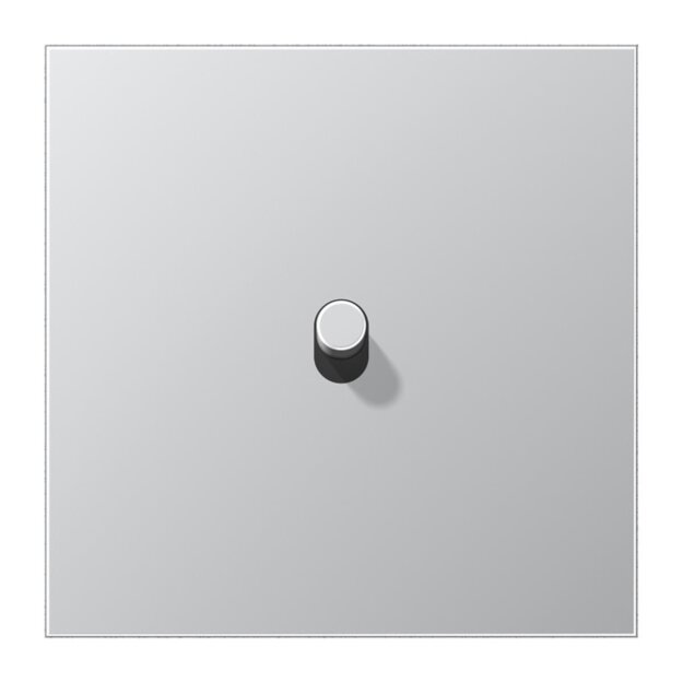 Jung AL12-0R0 Abdeckung 1-fach mit 1 Kipphebel Aluminium Serie LS 1912
