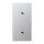 Jung AL12-20R0 Abdeckung 2-fach senkrecht mit 1+1 Kipphebeln Aluminium Serie LS 1912