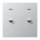 Jung AL12-5PK0 Abdeckung 1-fach Pfeile mit 2 Kipphebeln Aluminium Serie LS 1912