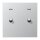 Jung AL12-5PR0 Abdeckung 1-fach Pfeile mit 2 Kipphebeln Aluminium Serie LS 1912