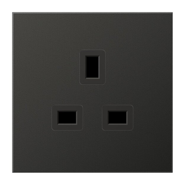 Jung AL3521AN Steckdose British Standard (lackiertes Aluminium) Anthrazit Serie LS