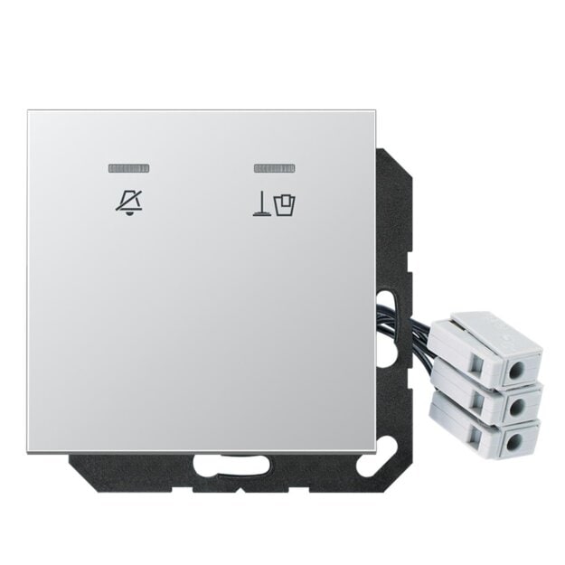 Jung ALCUKO5M230 Hotelabdeckung 230 V, Außenstelle Aluminium Serie LS