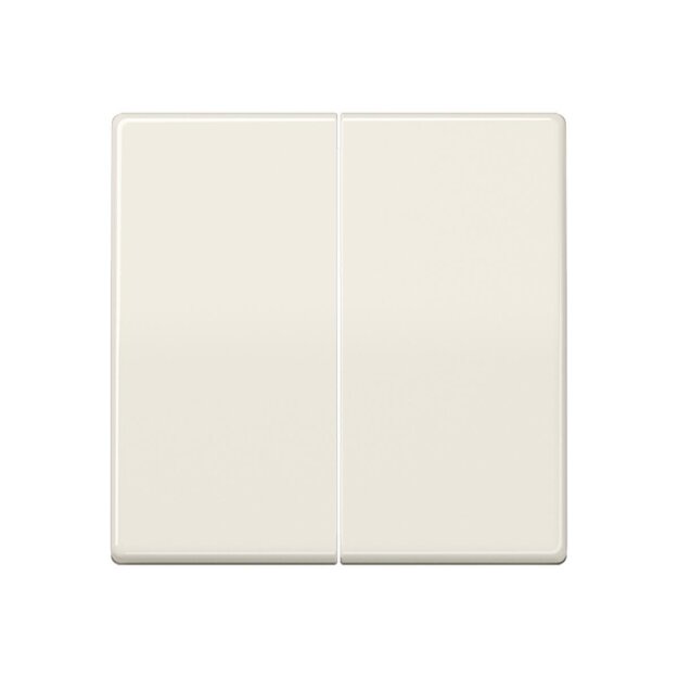 Jung AS1702 Steuertaste 2-fach Standard (Duroplast) Weiß Serie AS