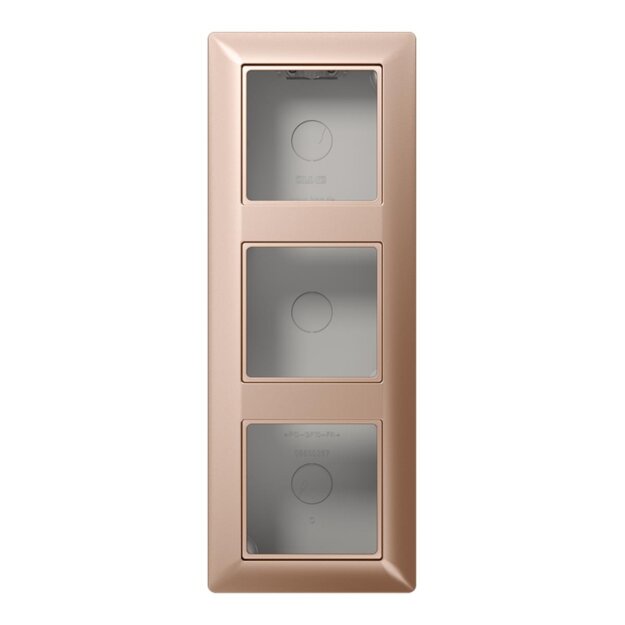 Jung AS583ACH Aufputz-Kappe 3fach (Duroplast) Champagner Serie AS
