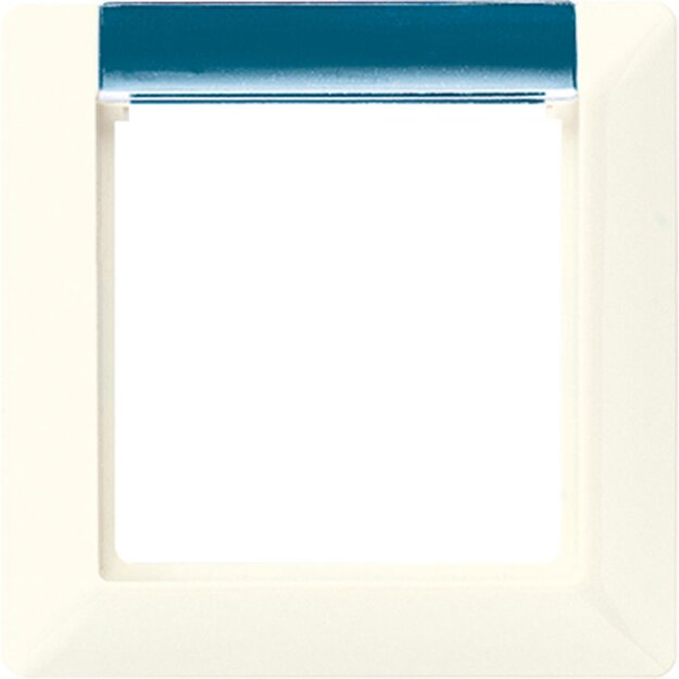 Jung AS581-1BFINA Rahmen 1fach (Thermoplast bruchsicher) Weiß Serie AS