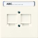 Jung LS969-2NWE Abdeckung f. Modular-Jack Weiß...