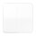 Jung CD1702WW Steuertaste 2-fach Standard (Duroplast) Alpinweiß Serie CD
