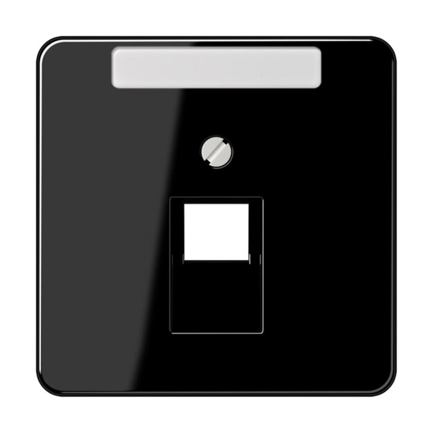 Jung CD569-1NAUASW Abdeckung f. IAE/UAE-Anschlussdose (Duroplast) Schwarz Serie CD