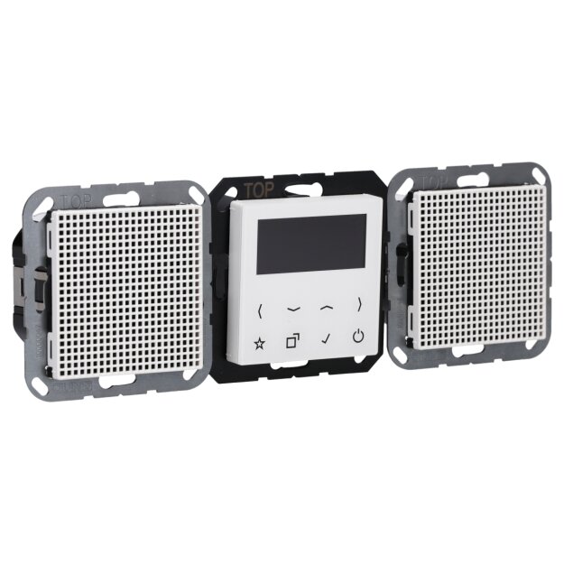 Jung DABA2BTWW Smart Radio DAB+ mit Bluetooth - Set Stereo Alpinweiß