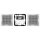 Jung DABA2WW Smart Radio DAB+ Set Stereo (Duroplast) Alpinweiß