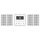 Jung DABCD2BTWW Smart Radio DAB+ mit Bluetooth - Set Stereo (Duroplast) Alpinweiß Serie CD