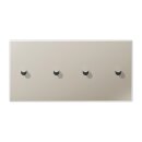 Jung ES12-250K1 Abdeckung 2-fach waagrecht mit 2+2...